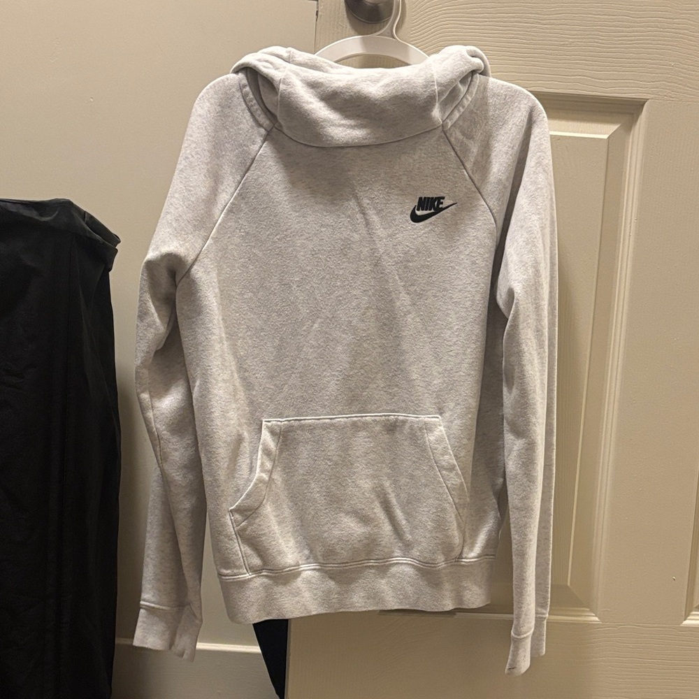 Nike Light Gray Pullover Hoodie